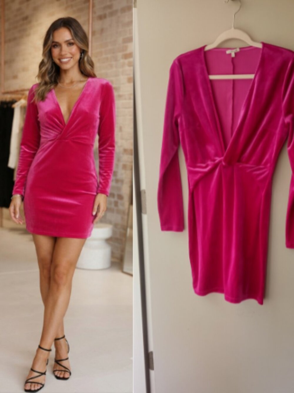 Charlotte Russe Velvet Dress Medium